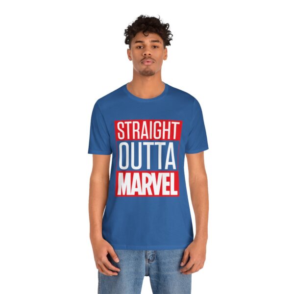 Straight Outta Marvel Unisex T-Shirt - Image 4