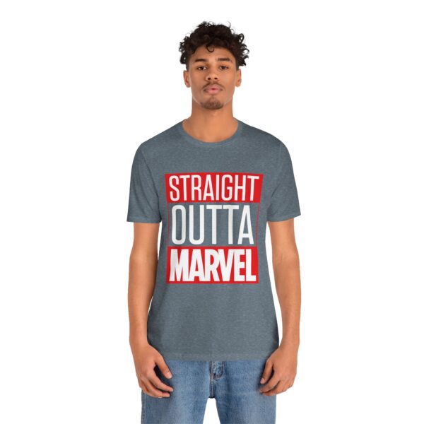 Straight Outta Marvel Unisex T-Shirt - Image 5
