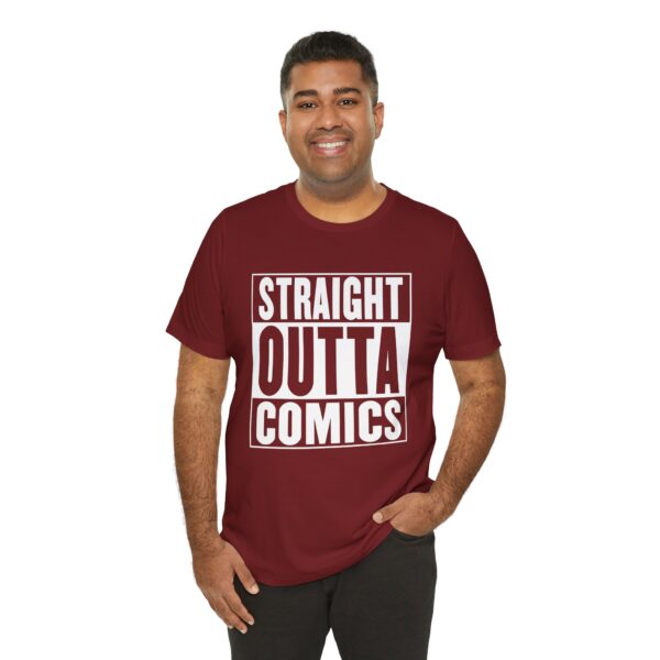 Straight Outta Comics Unisex T-Shirt - Image 4