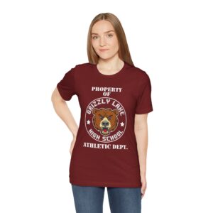 Property of Grizzly Lake High School Athletics Dept. Unisex T-Shirt