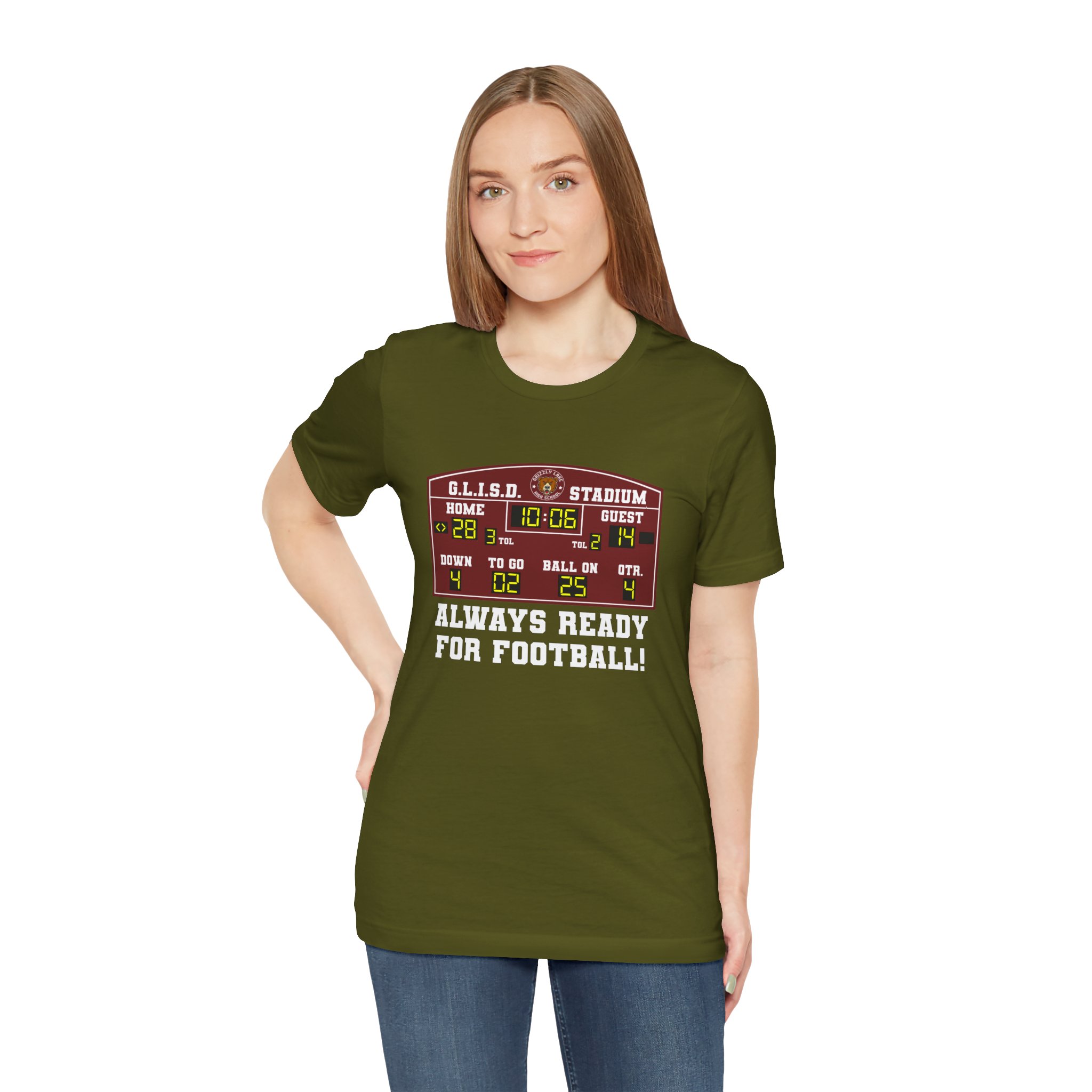 Always Ready For Football! Unisex T-Shirt - Image 5