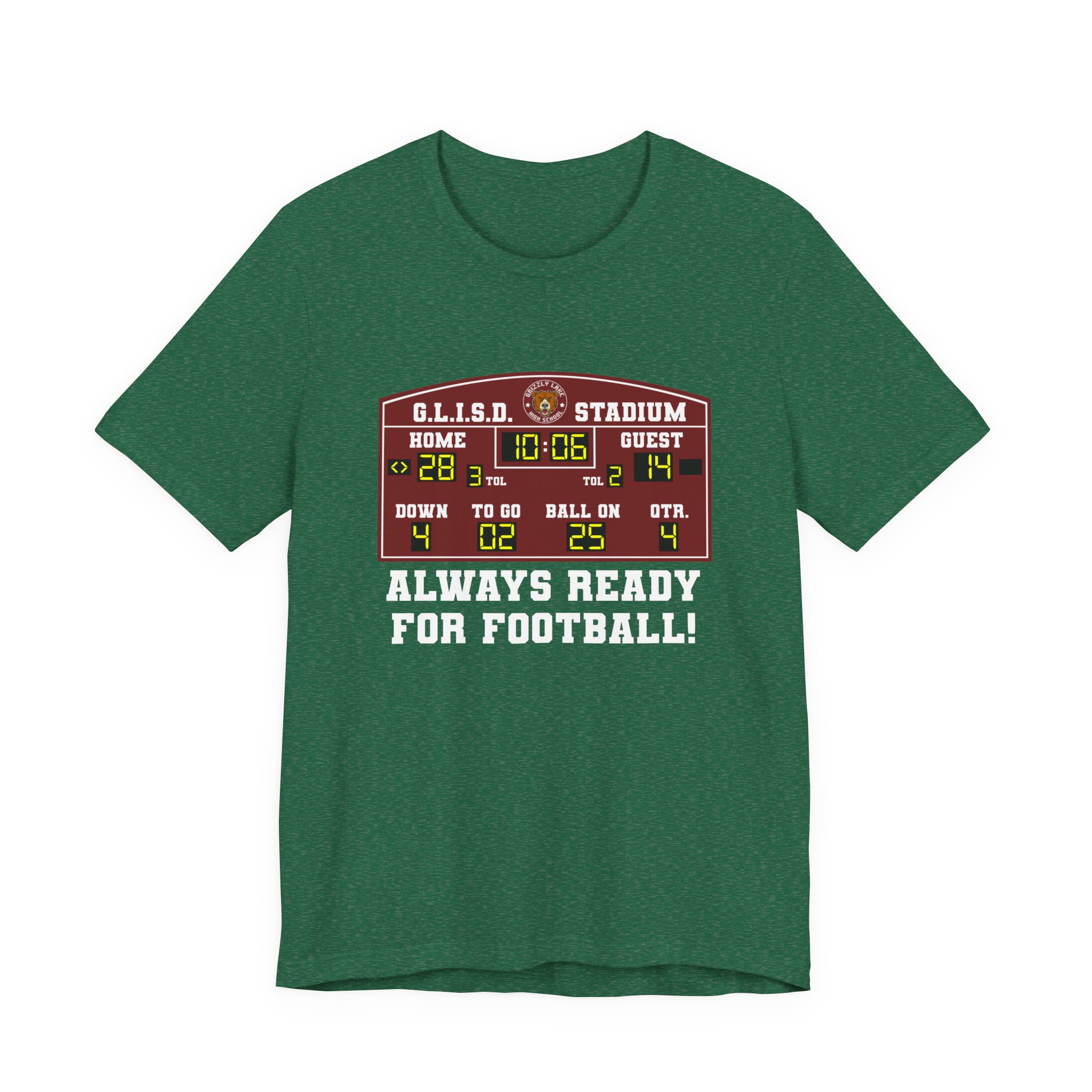 Always Ready For Football! Unisex T-Shirt - Image 2