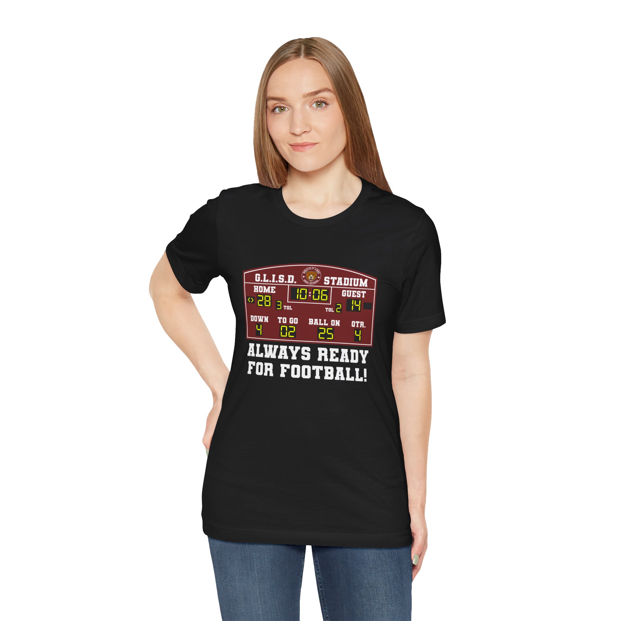 Always Ready For Football! Unisex T-Shirt - Image 4