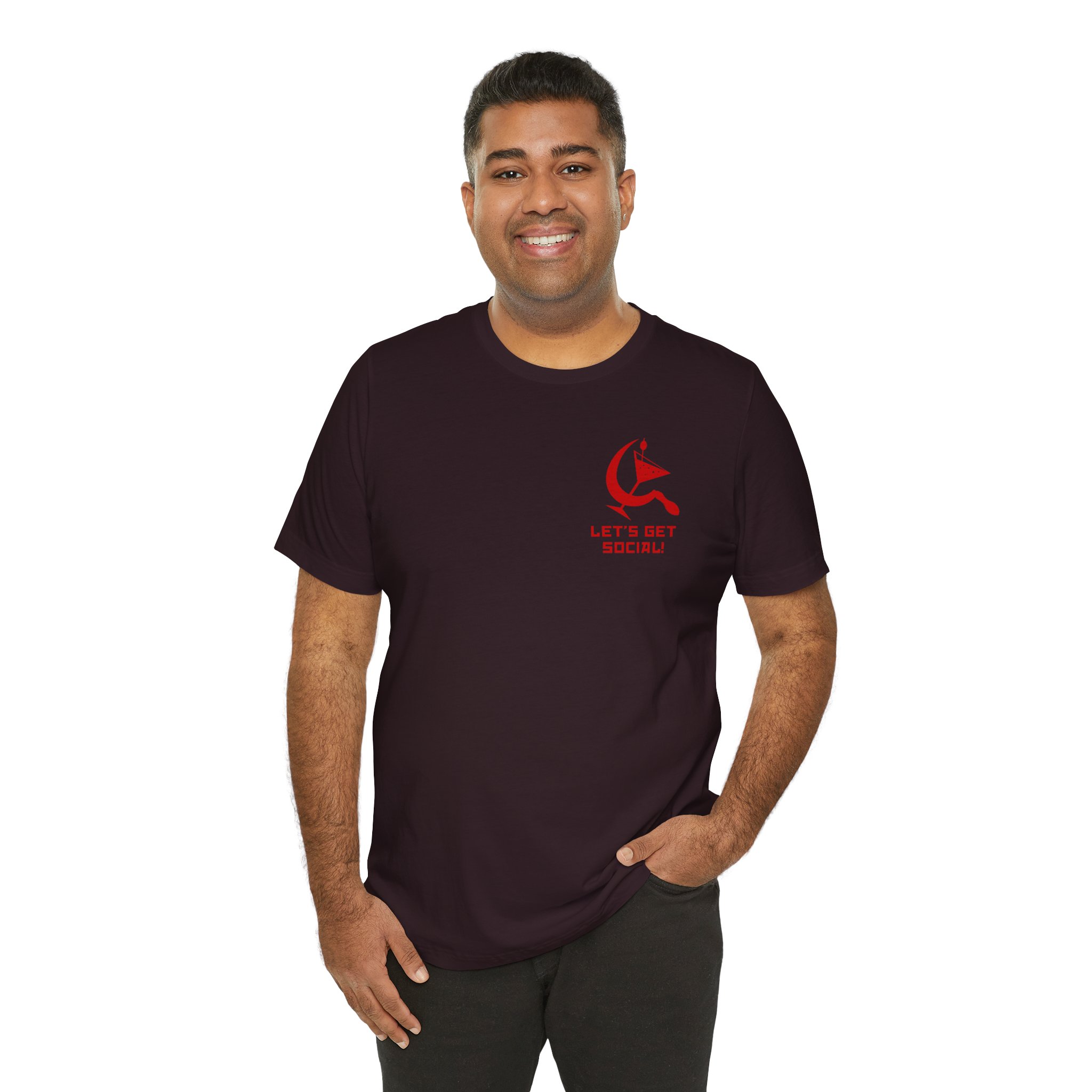Let's Get Social Unisex T-Shirt - Image 6