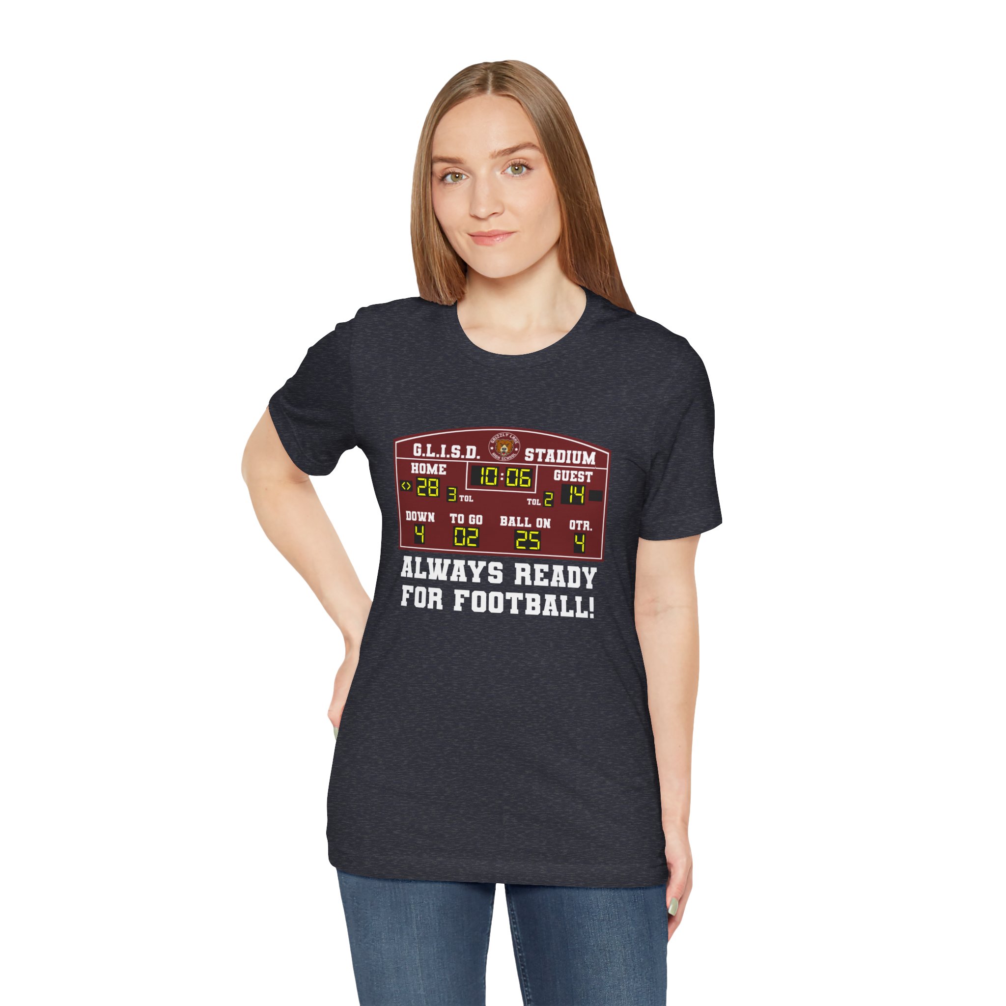 Always Ready For Football! Unisex T-Shirt - Image 6